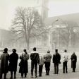 Mahnwache vor der Johanniskirche in der Zeit der „Wende“ 1989